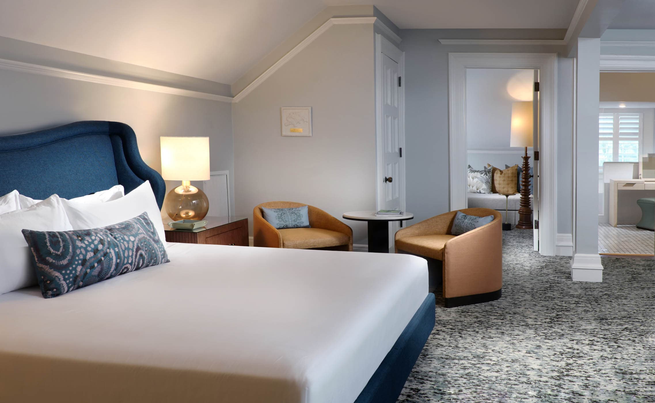 The large king room in a San Souci King Suite