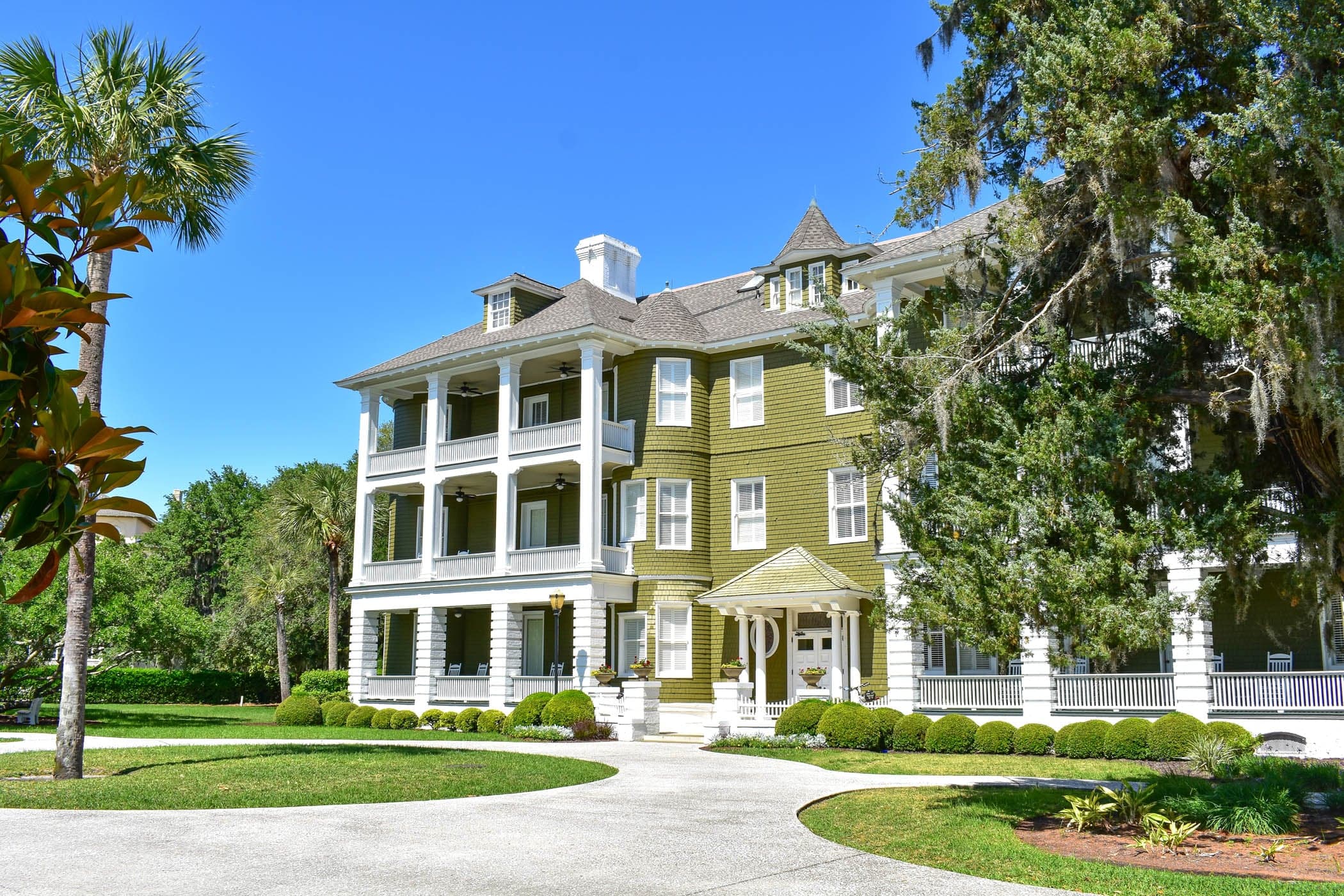 The exterior of Sans Souci