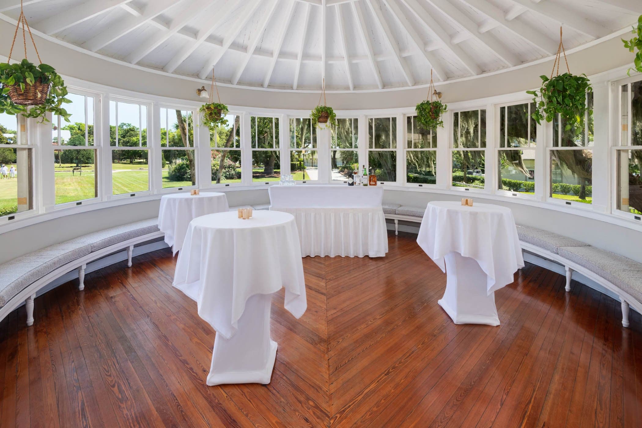 The Aspinwall Room set up for an event