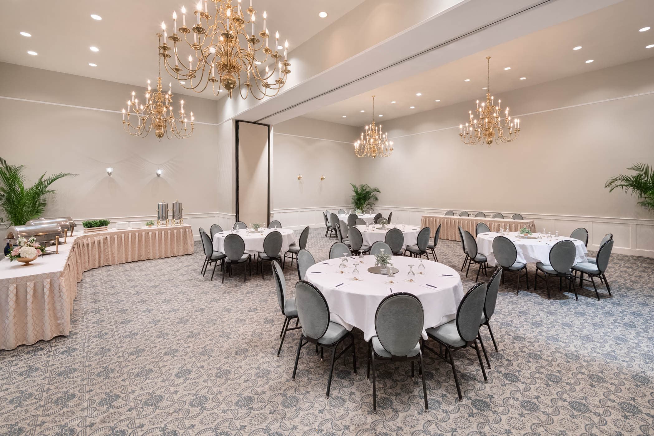 A venue set up at Jekyll Island