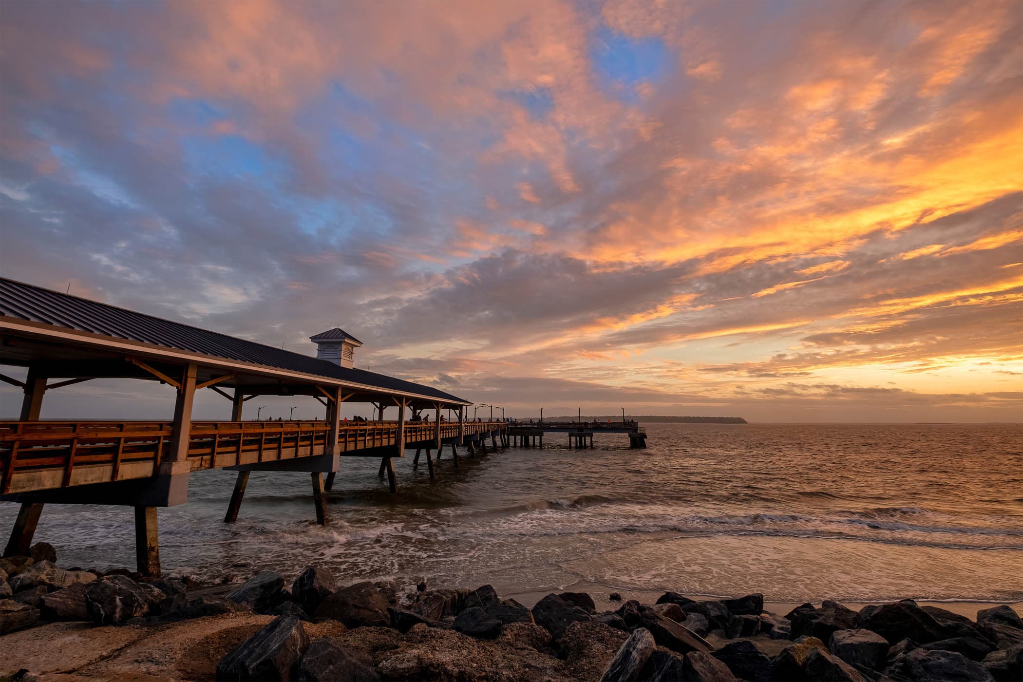 A pier off of St. Simon's Island