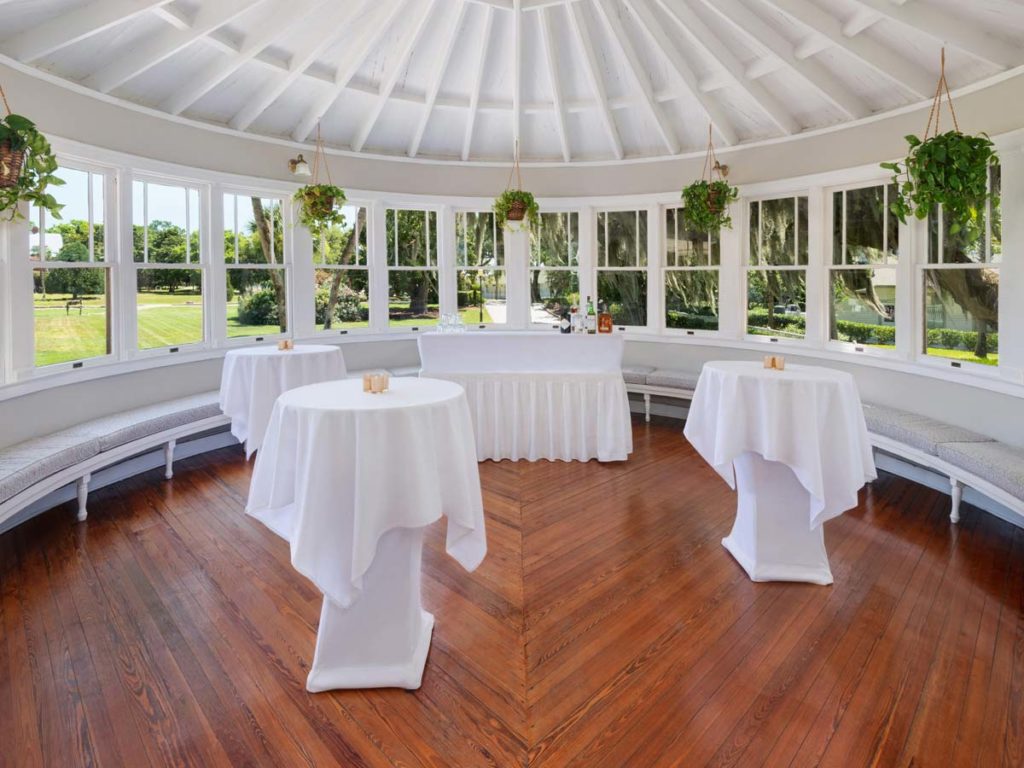 Standing Table In The Pulitzer Sun Room.