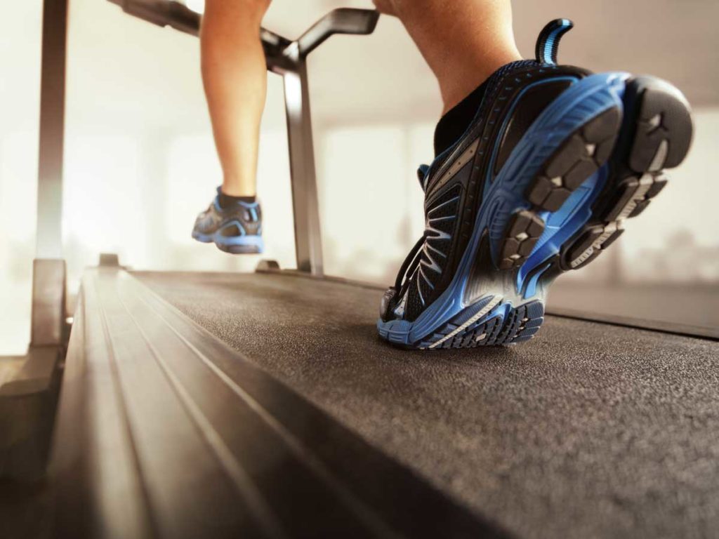 Feet On A Treadmill.