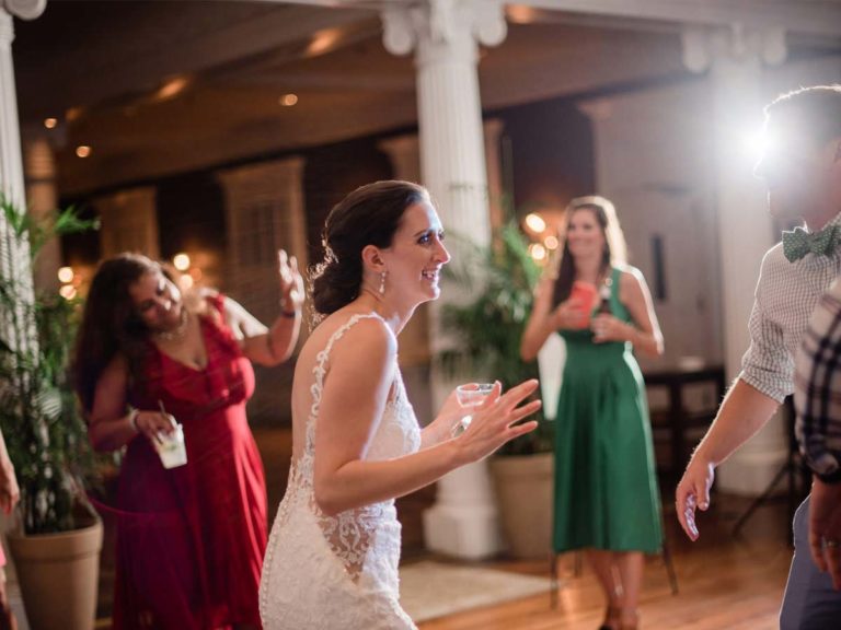 Ali And Patrick Dancing With Guests.