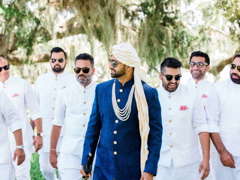 Anvesh With His Groomsmen.