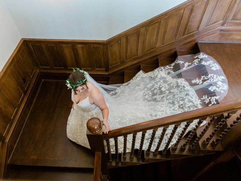 Meghan In Her Wedding Dress.