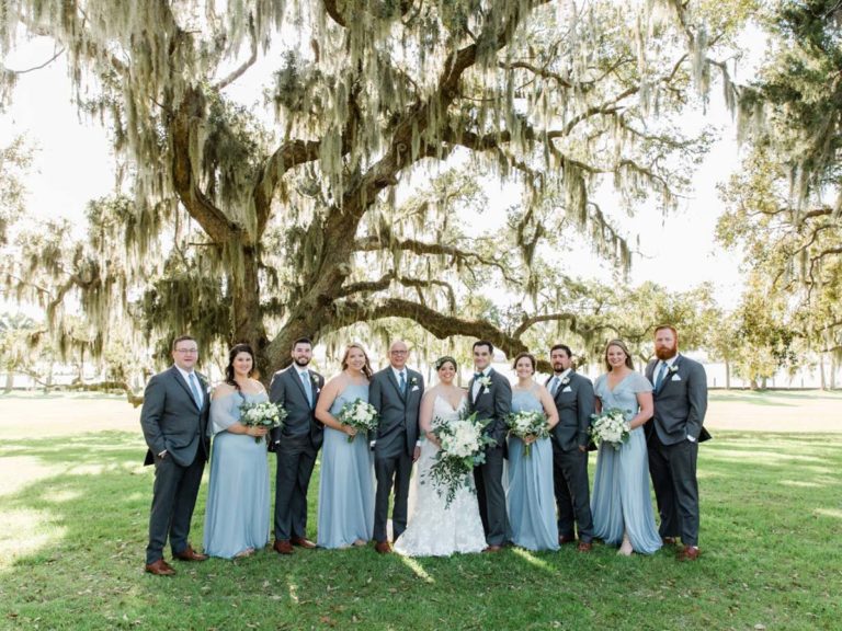 Meghan And Brian With Wedding Party.