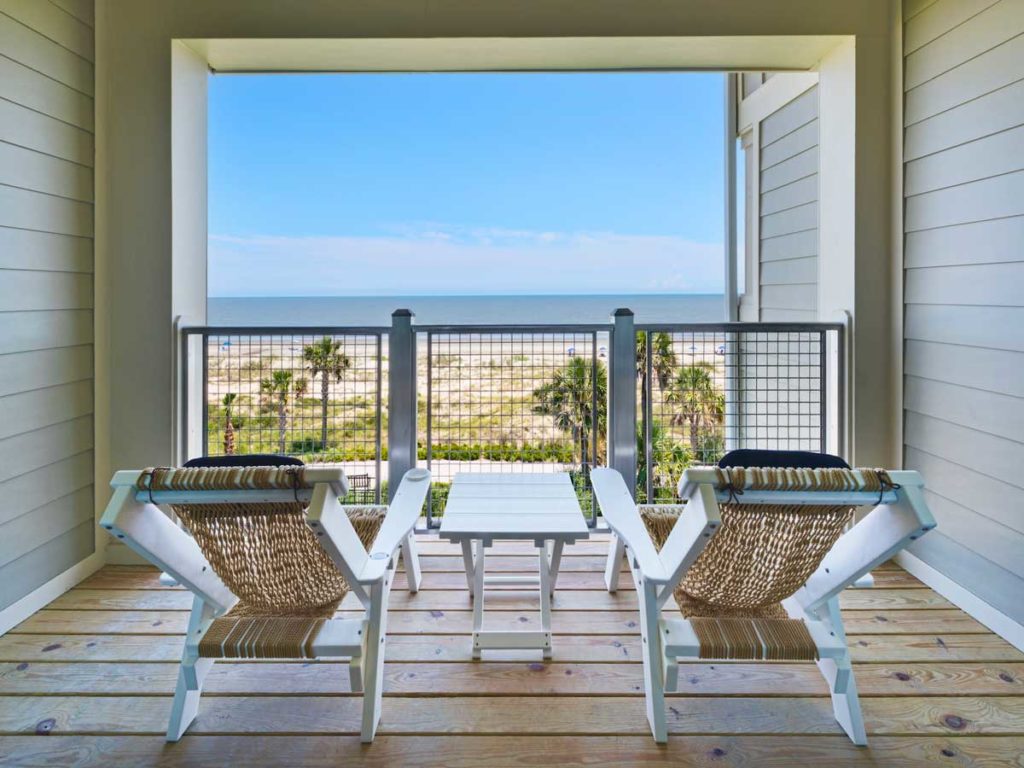 Jekyll Island Ocean Club Balcony.