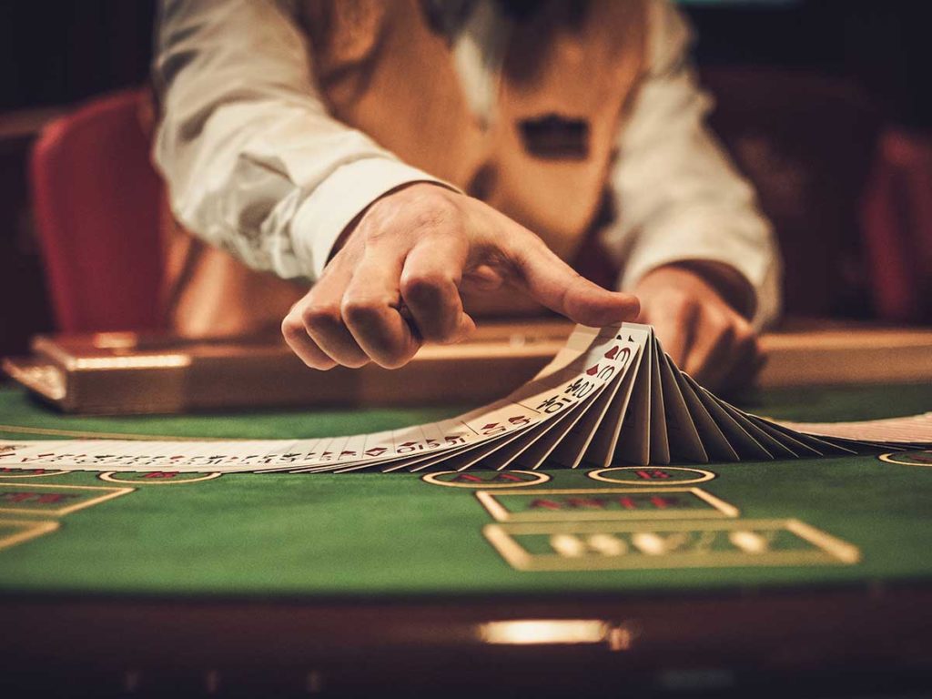 Cards At The Casino.