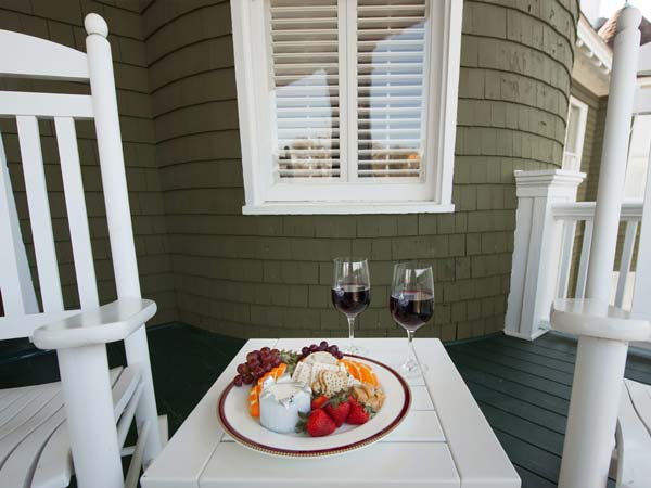 Fruit Crackers Cheese And Wine.