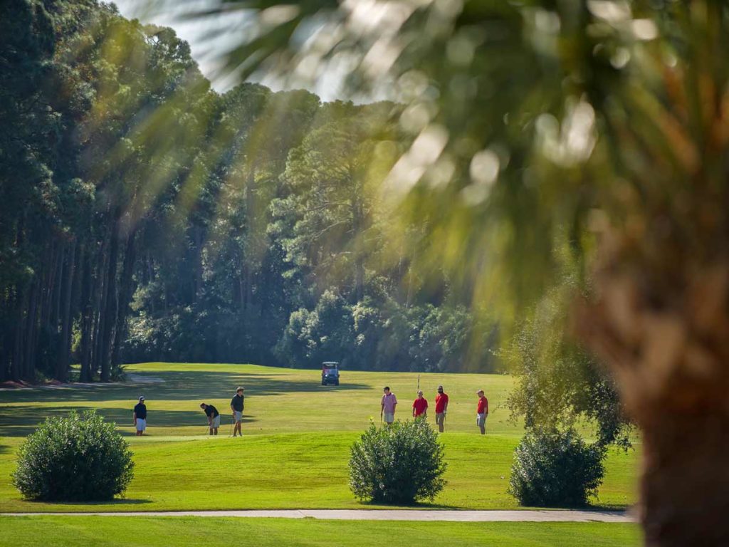 Group Golfing.