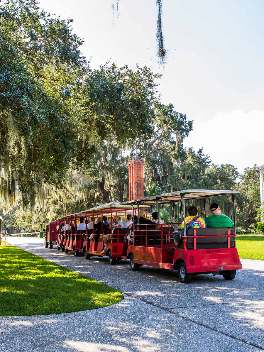 Historic Train Tour Around Jekyll Resort.