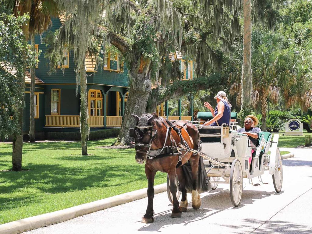 Horse Drawn Carriage Ride Around The Resort.