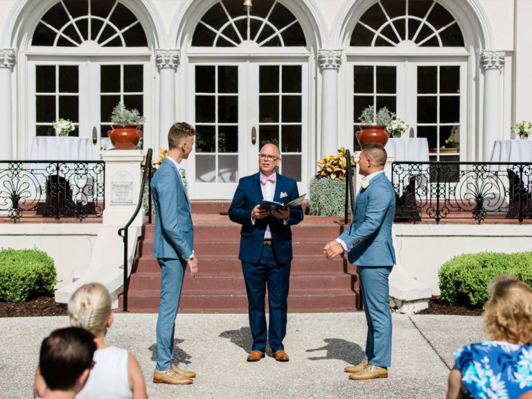 Bill And Andrew Ceremony.