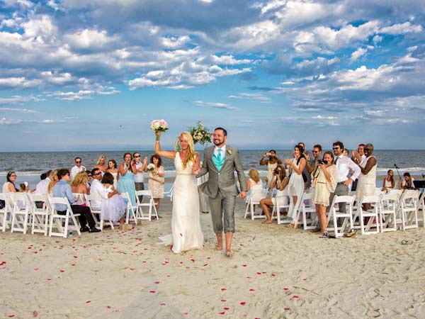 Wedding Ceremony On The Beach.