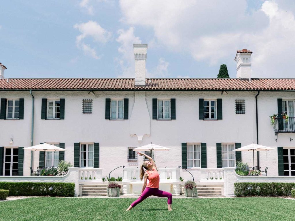 Yoga In The Grass.