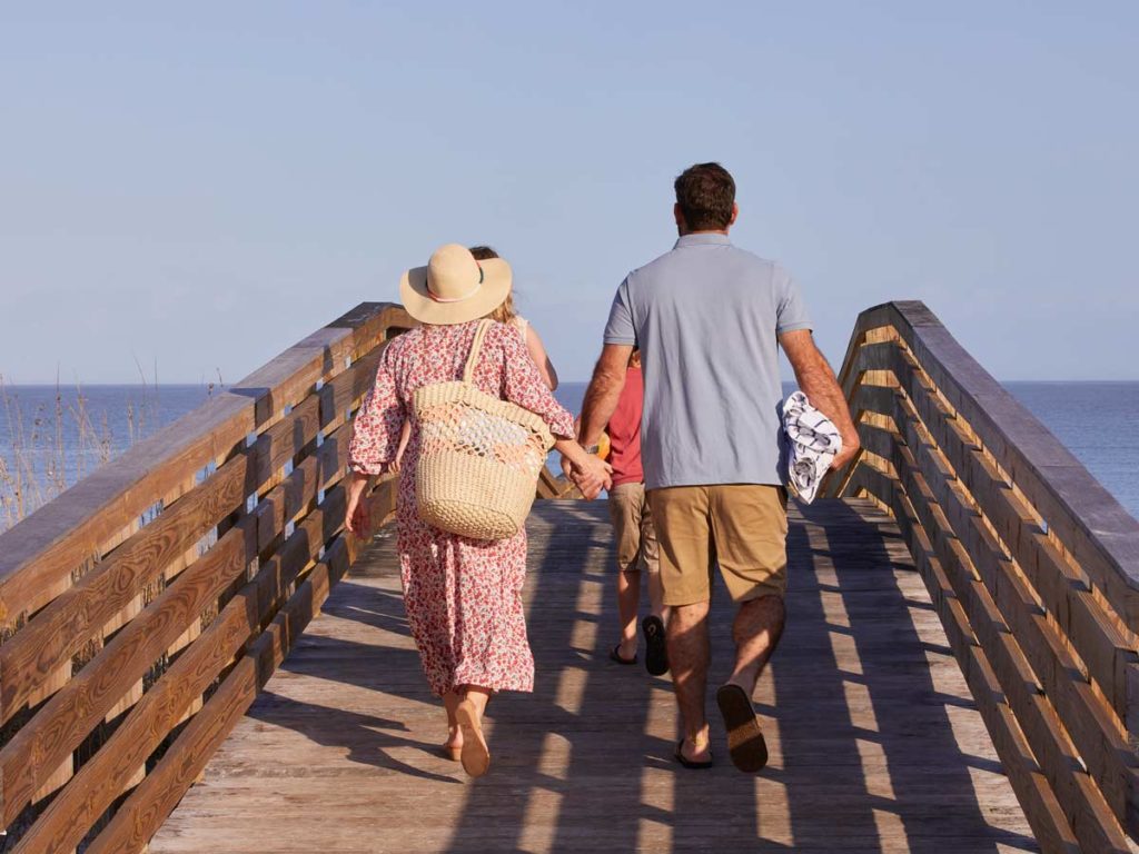 Beach Walk Bridge.