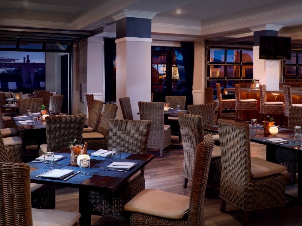 Eighty Ocean Interior Seating.