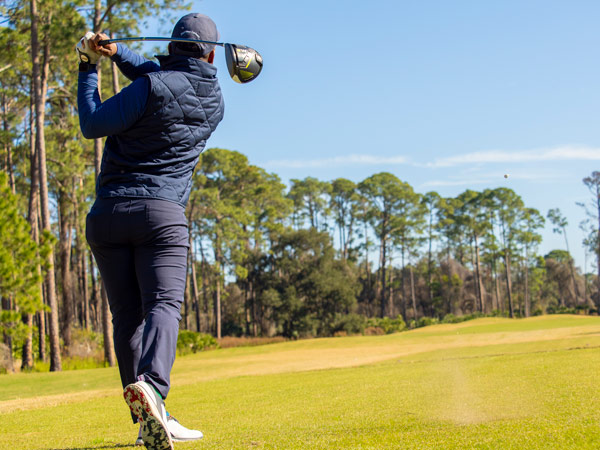 Golfer At Jekyll Island